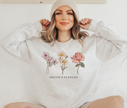 Custom Birth Month Flower Sweatshirt