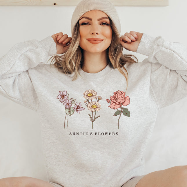 Custom Birth Month Flower Sweatshirt