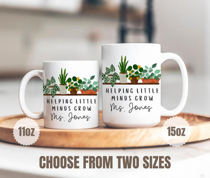 Personalized Teacher Mug: Thank You Gift