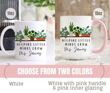 Personalized Teacher Mug: Thank You Gift