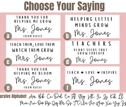 Personalized Teacher Tumbler: Floral 16oz Glass with Bamboo Lid