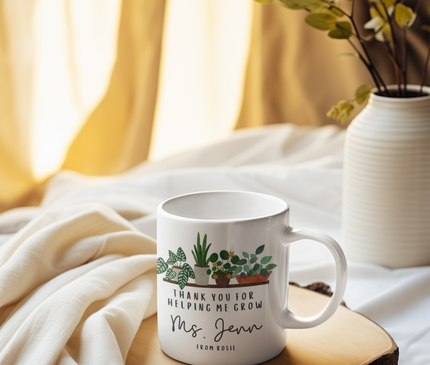 Personalized Teacher Mug: Thank You Gift