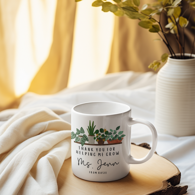 Personalized Teacher Mug: Thank You Gift